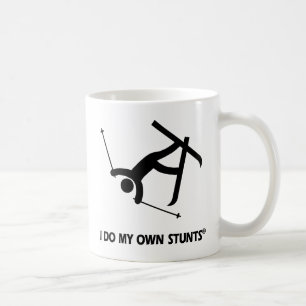 Skiing My Own Stunts Coffee Mug
