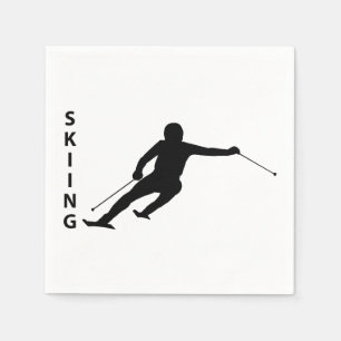 Skiing Napkins