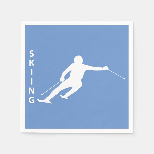Skiing Napkins (Front)