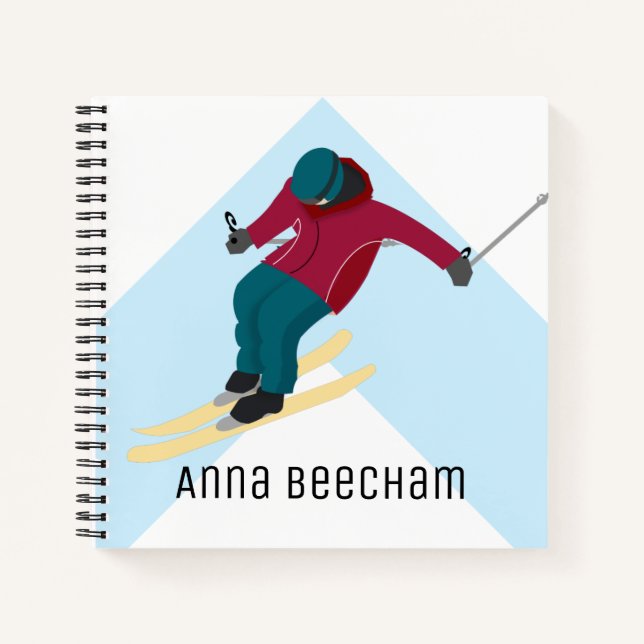 Skiing Notebook (Front)