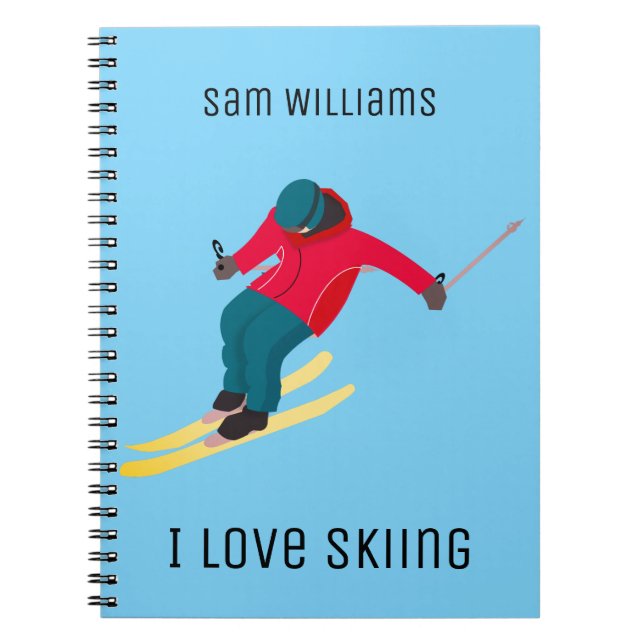 Skiing Notebook (Front)