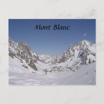 Skiing On A Glacier Postcard by tmurray13 at Zazzle
