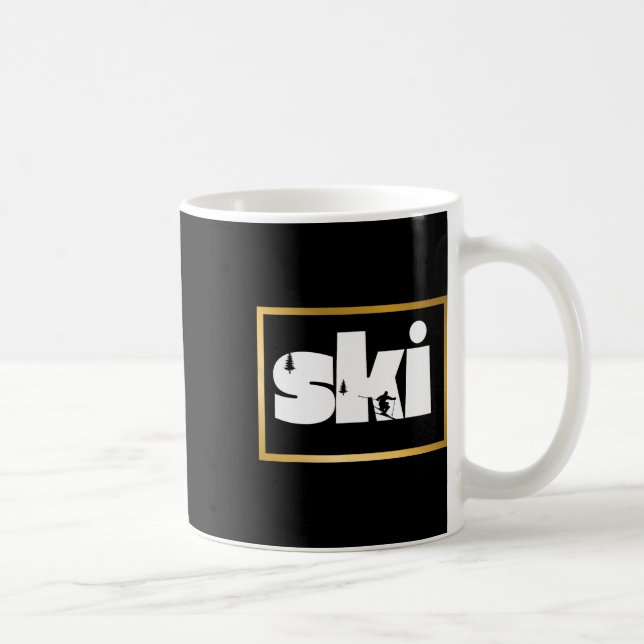 Skiing On Slopes7  Coffee Mug (Right)