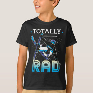 Skiing Outfit Nordic Skier Ski Totally Rad T-Shirt