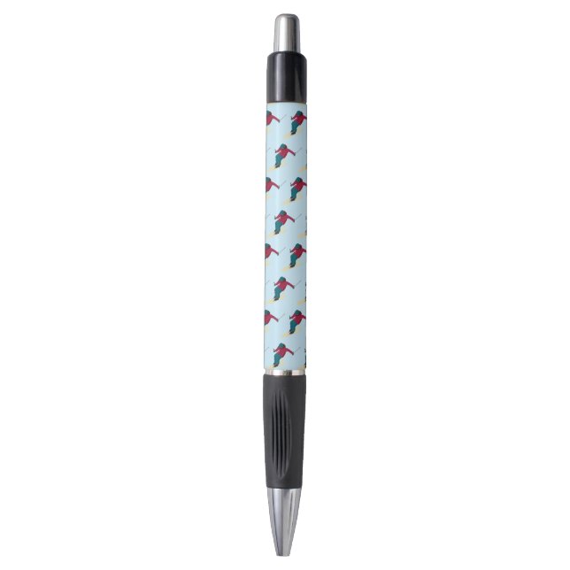 Skiing Pen (Front Vertical)