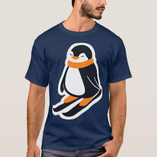 Skiing Penguin T-Shirt