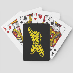 Skiing Poker Cards
