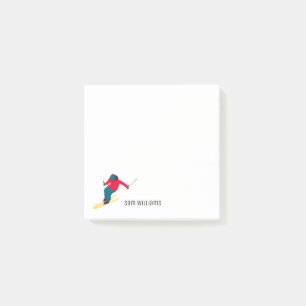 Skiing Post-it Notes