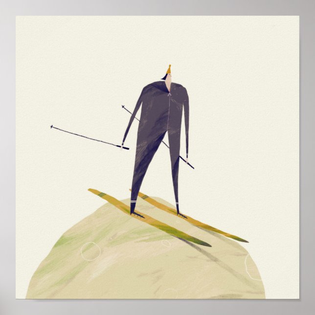 Skiing Poster (Front)