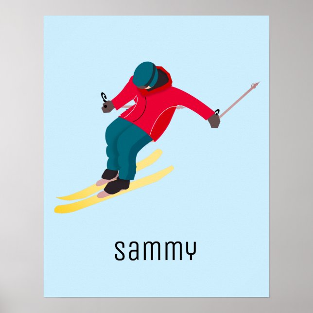 Skiing Poster (Front)