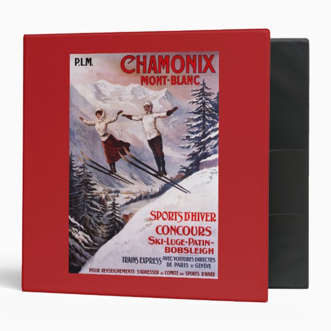 Skiing Promotional Poster Binder (Front/Inside)