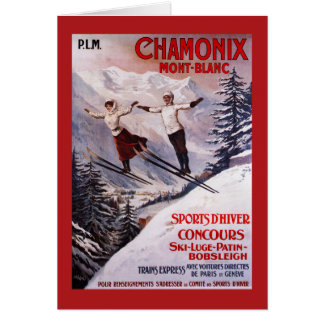 Skiing Promotional Poster Cards