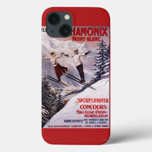 Skiing Promotional Poster iPhone 13 Case