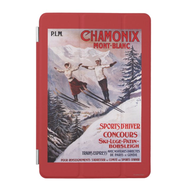 Skiing Promotional Poster iPad Mini Cover (Front)