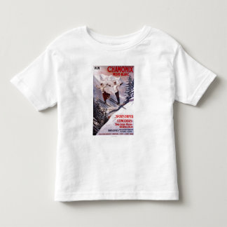 Skiing Promotional Poster Toddler T-shirt