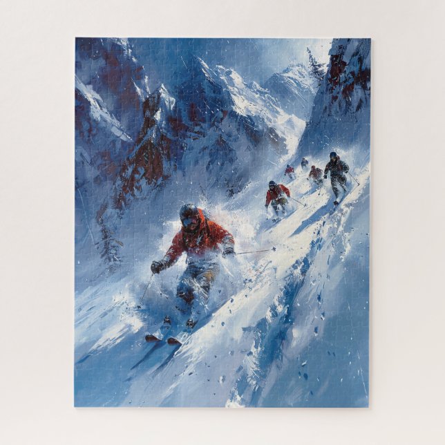 Skiing Puzzle (Vertical)