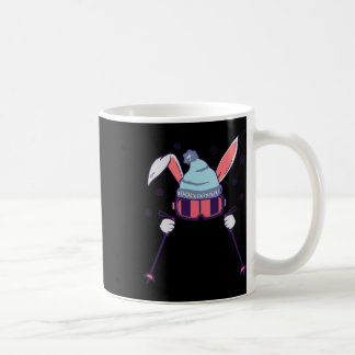 Skiing Rabbit With Goggles And Ski Beanie Winter S Coffee Mug