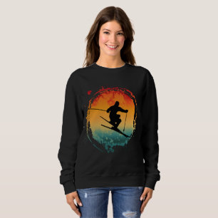 SKIING RETRO VINTAGE SWEATSHIRT