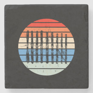 Skiing - Ski Boards Collection Stone Coaster