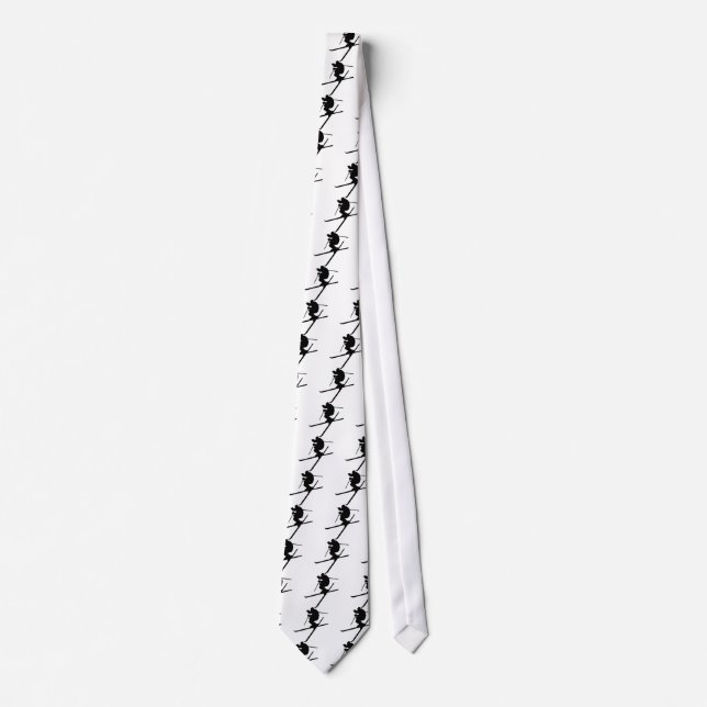 Skiing - Ski Freestyle Neck Tie (Front)