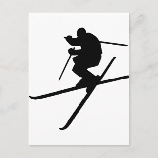 Skiing - Ski Freestyle Postcard