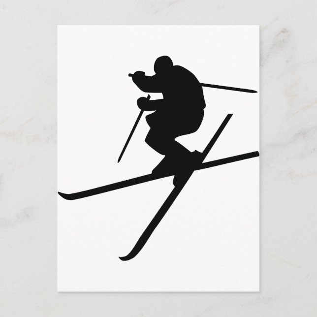 Skiing - Ski Freestyle Postcard (Front)