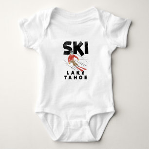 Skiing - Ski Lake Tahoe Baby Bodysuit