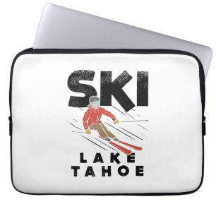 Skiing - Ski Lake Tahoe Laptop Sleeve