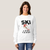 Skiing - Ski Lake Tahoe Sweatshirt (Front Full)