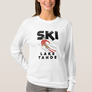 Skiing - Ski Lake Tahoe T-Shirt