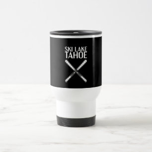 Skiing - Ski Lake Tahoe Travel Mug
