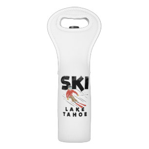Skiing - Ski Lake Tahoe Wine Bag