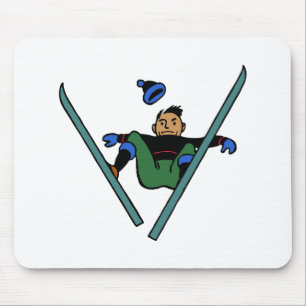 skiing skiing accident accident mouse pad