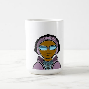 Skiing winter coffee mug