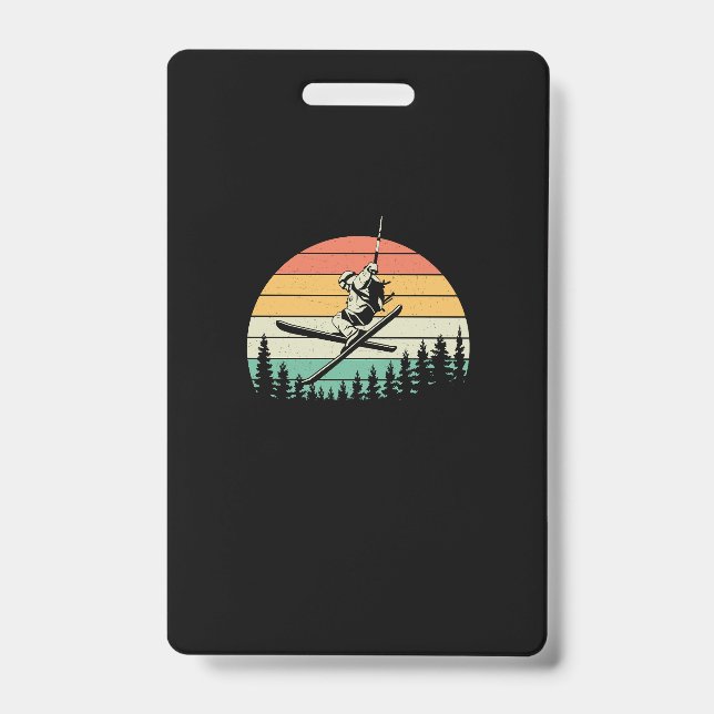 skiing-winter-design (1) badge (Front)