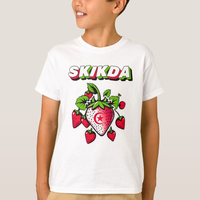 Skikda Strawberry T-Shirt (Front)