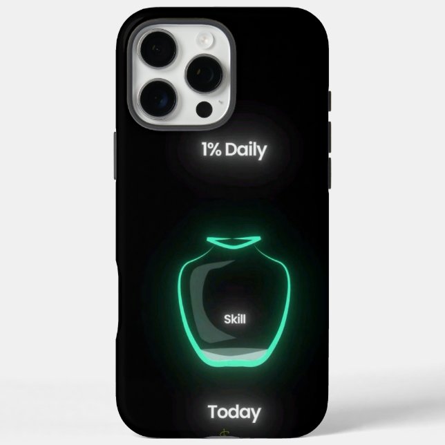 Skill Grows 1% Daily – Start Today Case-Mate iPhone Case (Back)