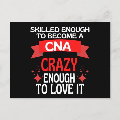 Skilled Enough To Become A CNA Nurse Postcard