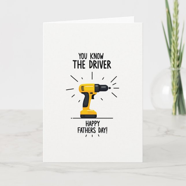 Skilled Fathers Day Tool Card (Front)