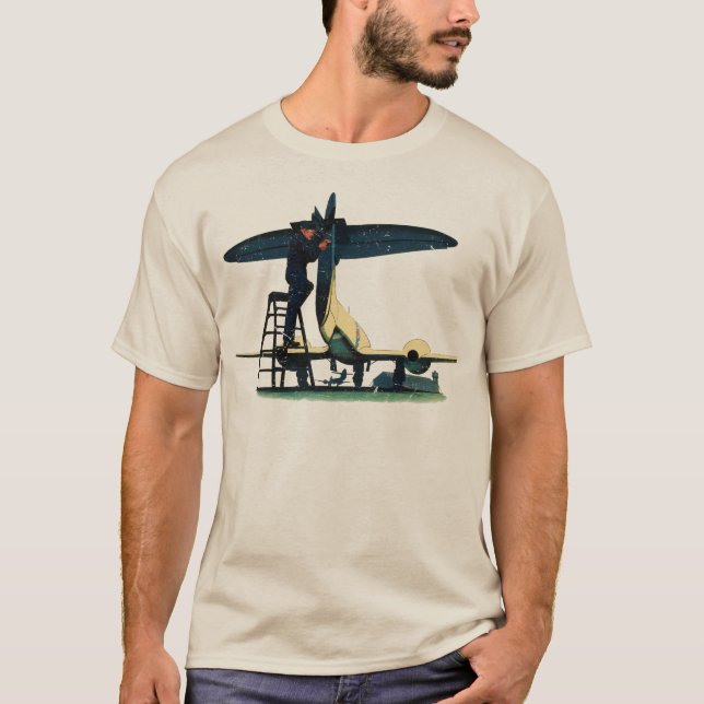 Skilled Hands Are Needed - Join the RAF T-Shirt (Front)