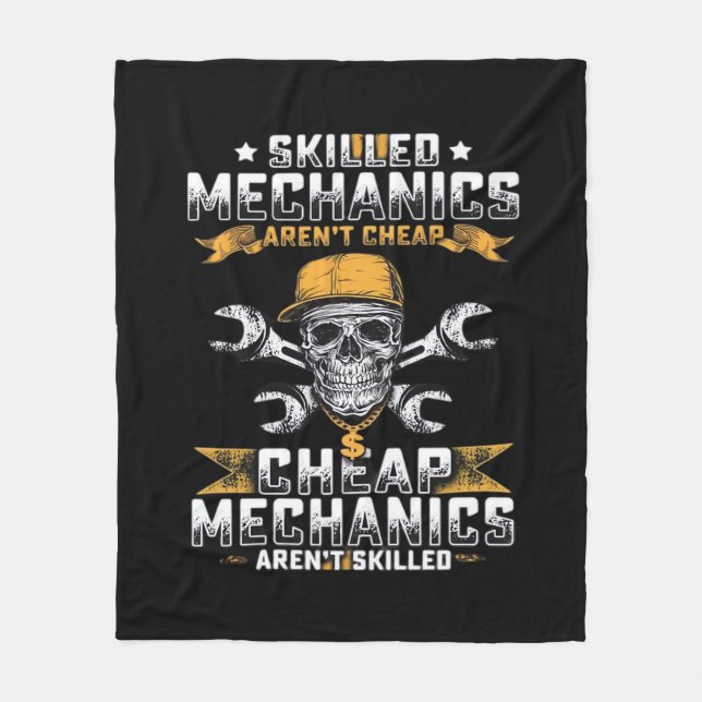 Skilled Mechanics Aren’t Cheap Essential Fleece Blanket (Front)