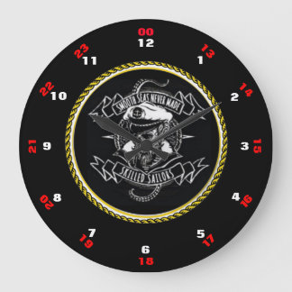 SKILLED SAILORS LARGE CLOCK