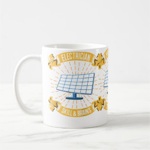 Skills And Brains Electrician Electro Engineer Vol Coffee Mug
