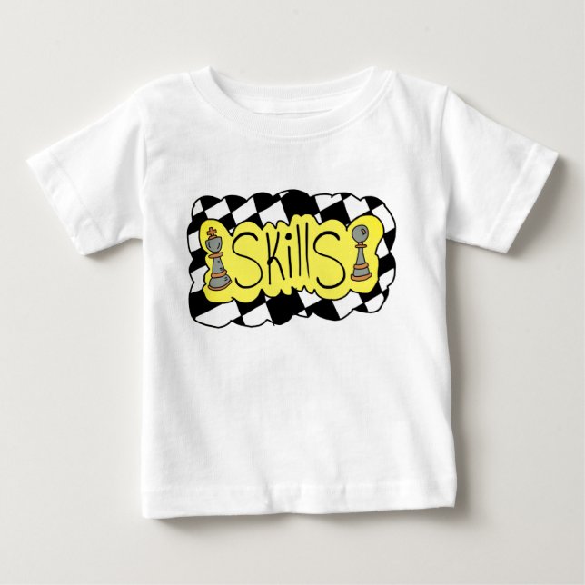 skills chess baby T-Shirt (Front)