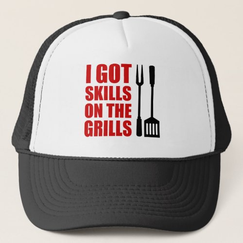 Skills On The Grills Trucker Hat