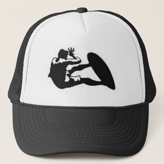 skim hat2 trucker hat (Front)
