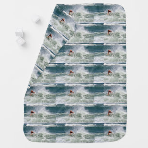 Skimboarding by Shirley Taylor Baby Blanket