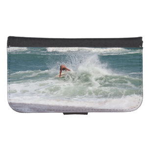 Skimboarding by Shirley Taylor Samsung S4 Wallet Case
