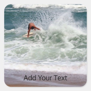 Skimboarding by Shirley Taylor Square Sticker