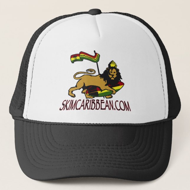 skimcaribbean lion hat (Front)